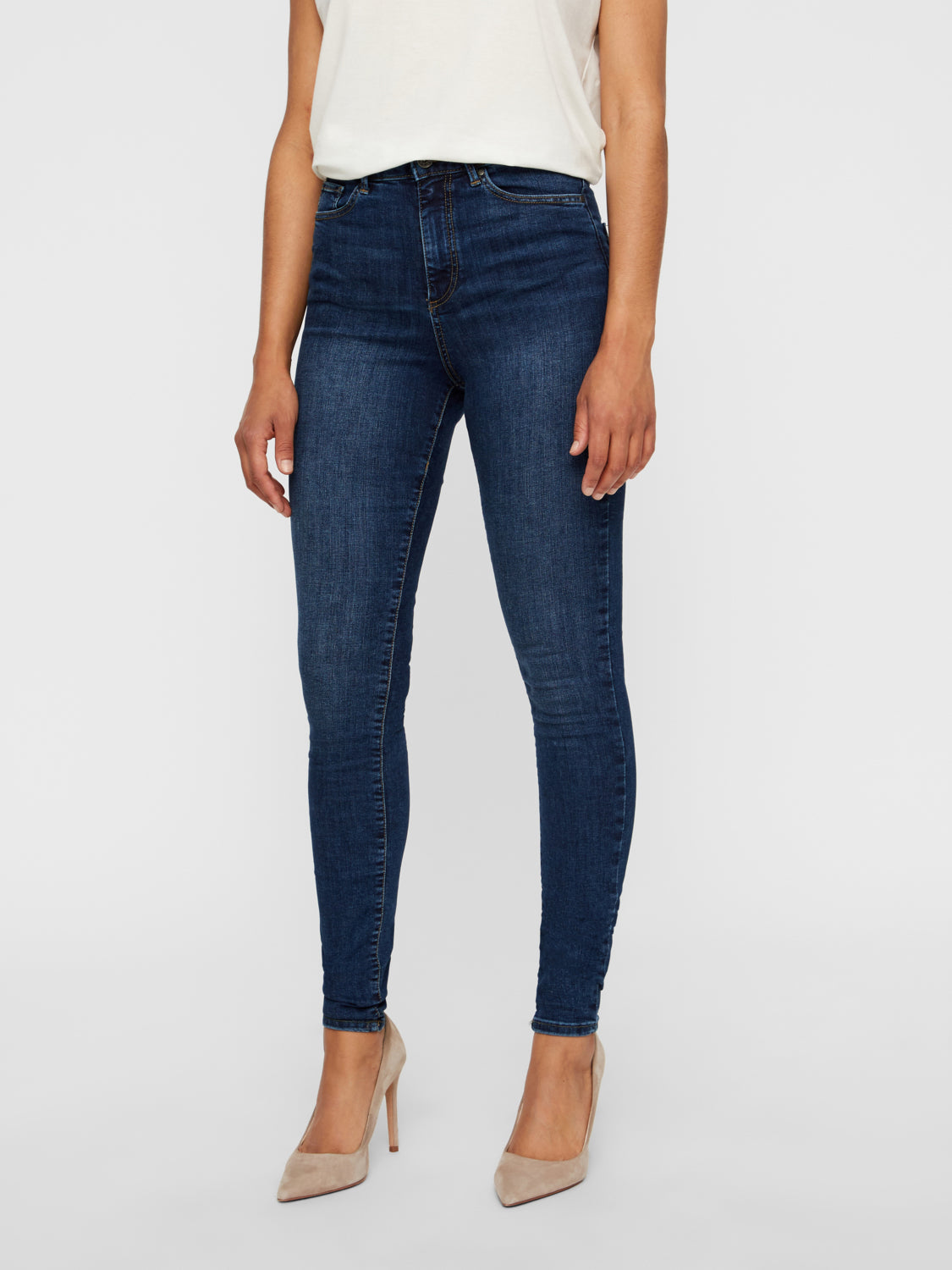 VMSOPHIA Jeans - Medium Blue Denim